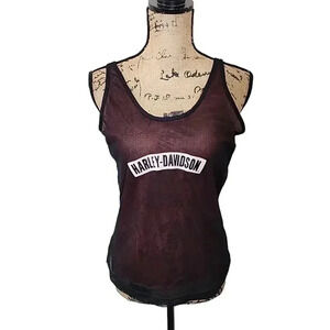 Harley Davidson Mesh two layer tank top. Size Medium